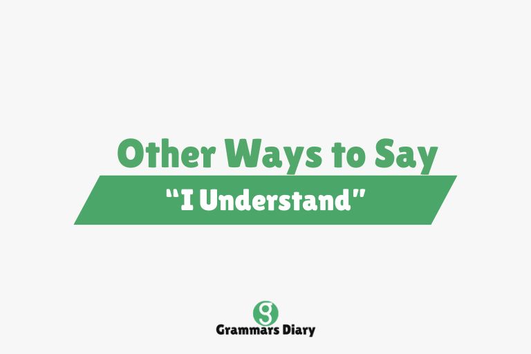Other Ways to Say “I Understand”