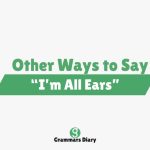 Other Ways to Say “I’m All Ears”