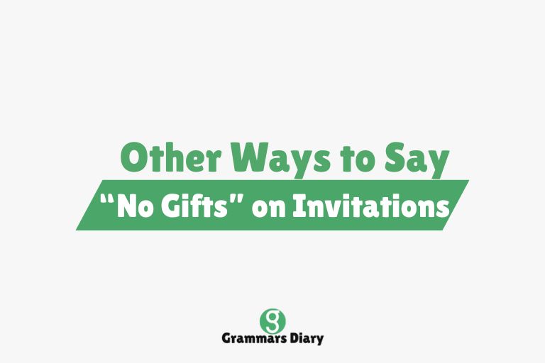 Creative Ways to Say “No Gifts” on Invitations