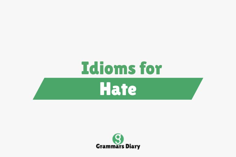 Idioms for Hate