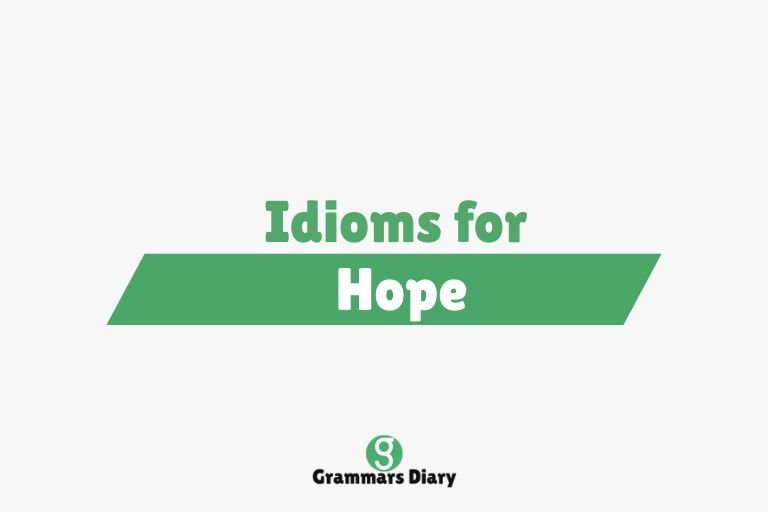 Idioms for Hope