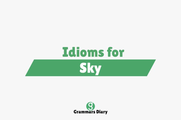 Idioms for Sky