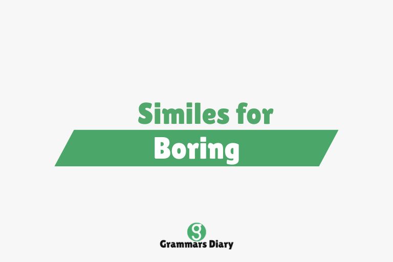 Similes for Boring