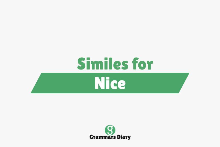 Similes for Nice