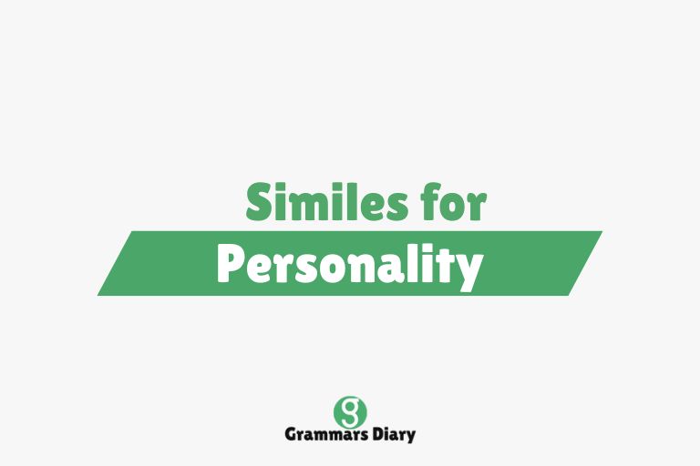 Similes for Personality