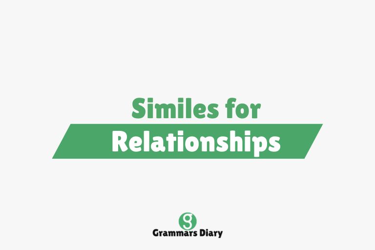 46 Similes for Relationships