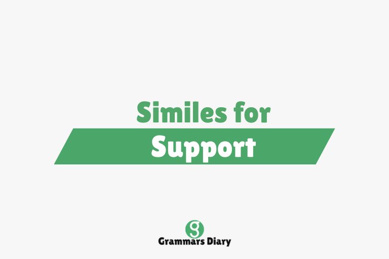 Similes for Support