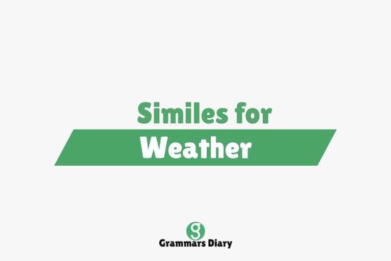 Similes for Weather